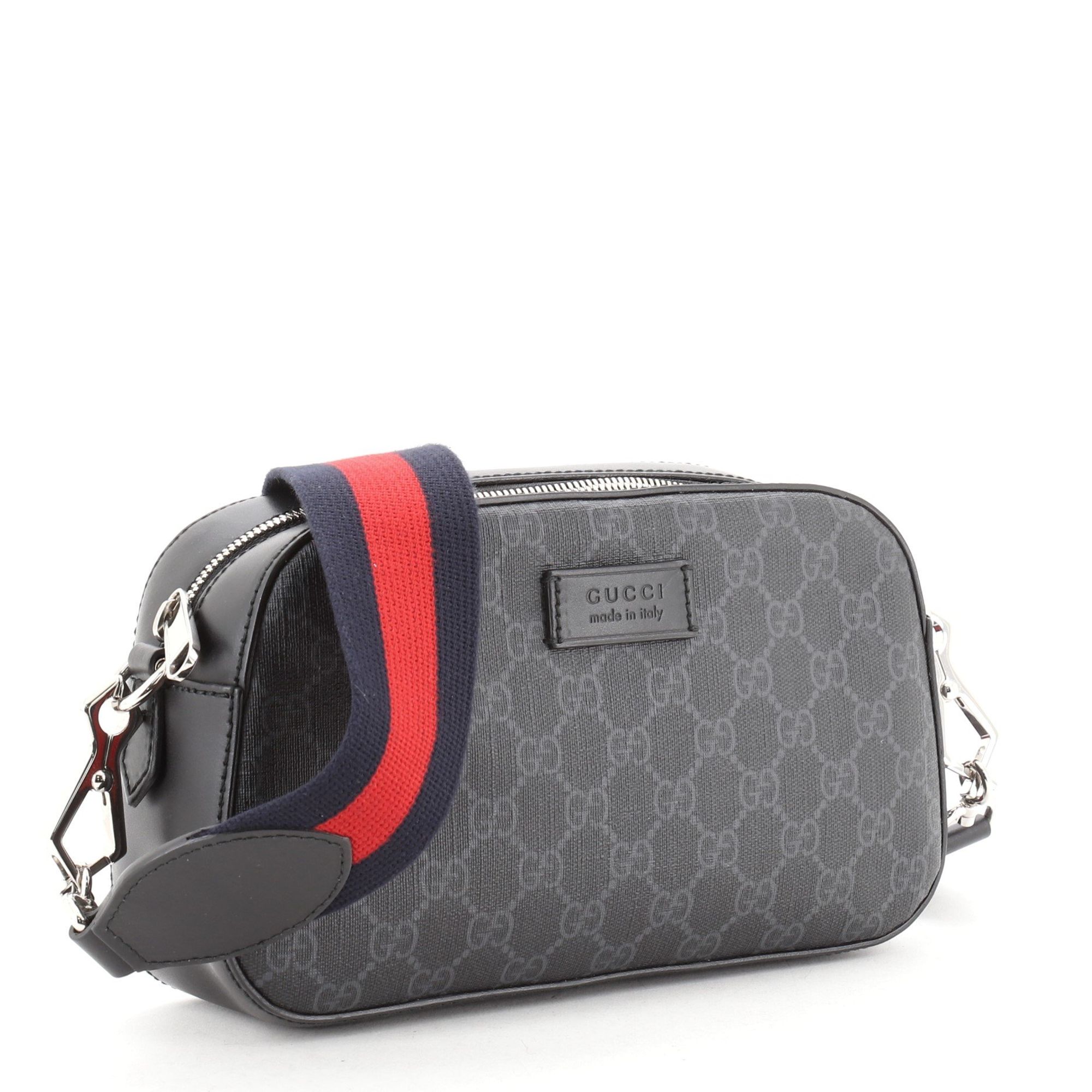 Bag Blue Book | Gucci: Web Camera Shoulder Bag GG Coated Canvas Small