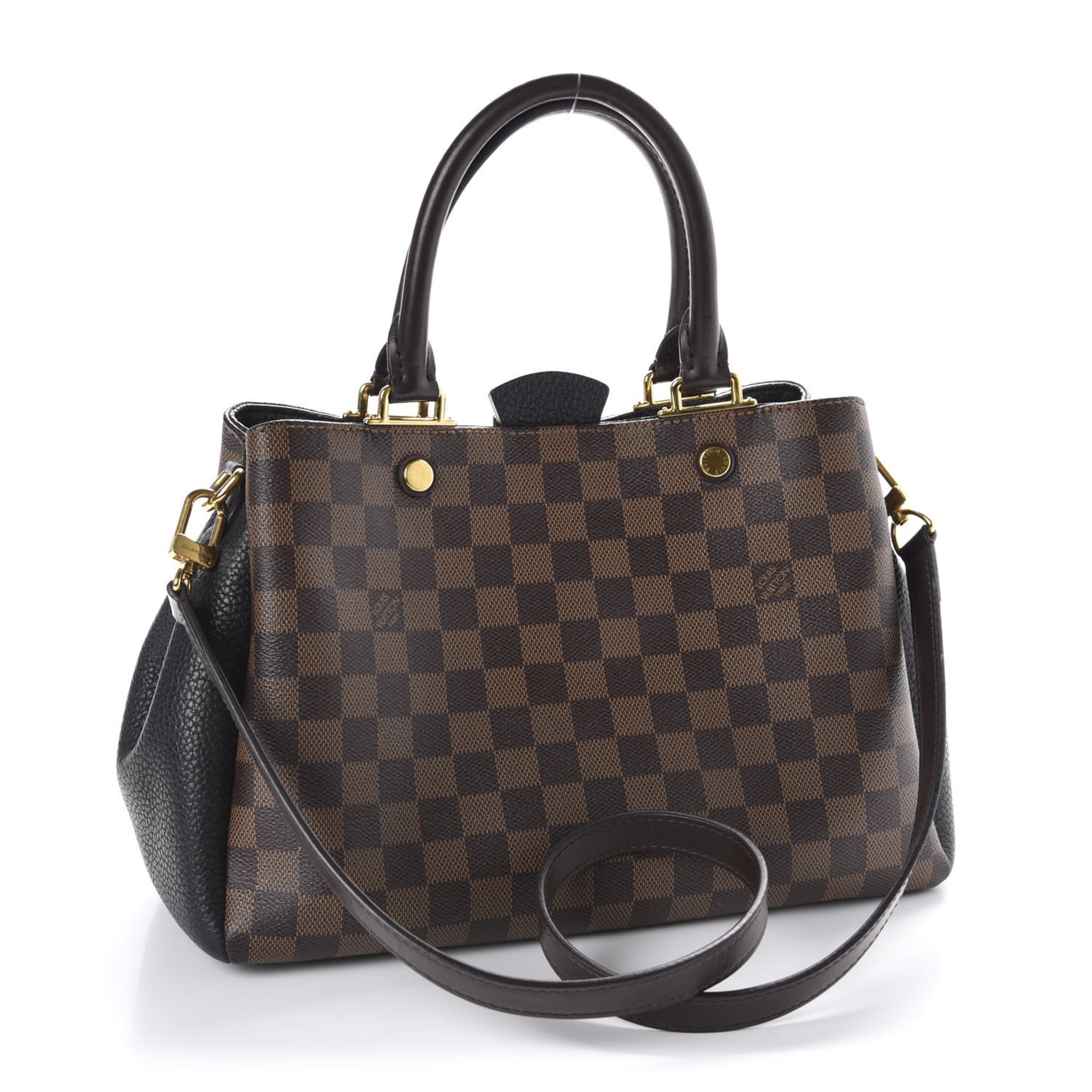 Louis Vuitton Normandy Cuir Taurillon Damier Ebene Leather and Canvas Tote  – The Bee Boutique Shop